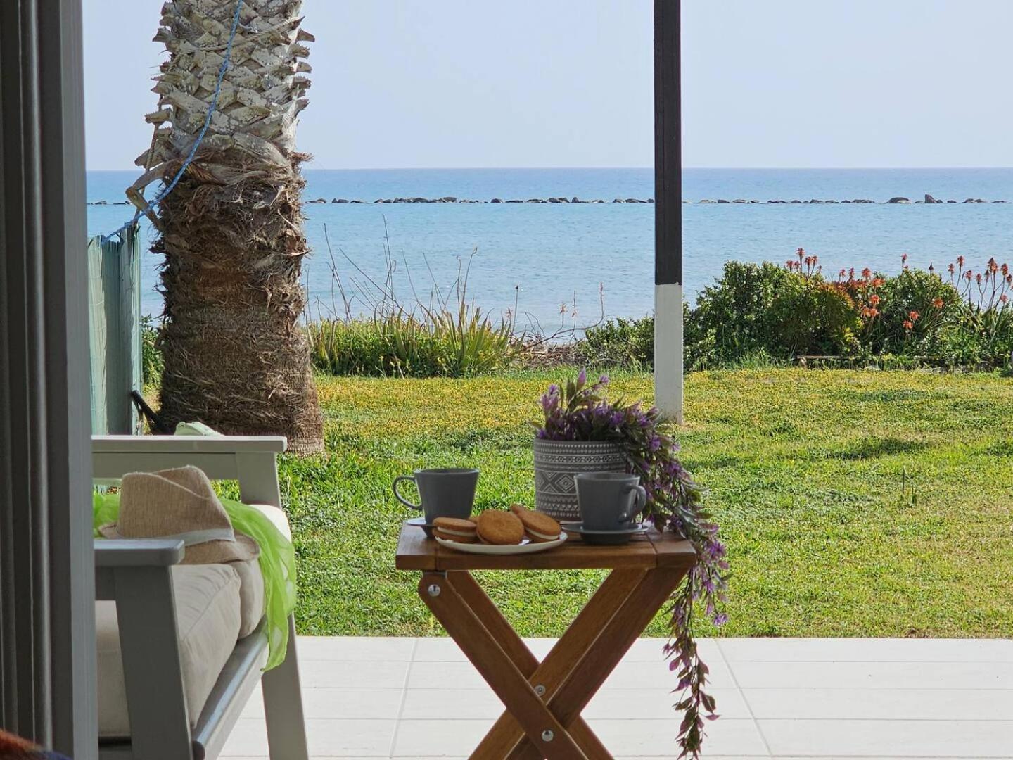 Ammos Beachfront Villa Paradise Ларнака Экстерьер фото